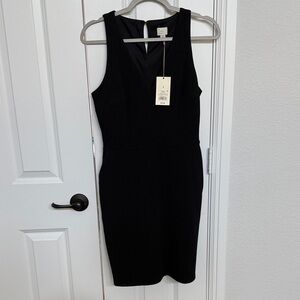 a new day Black Sleeveless Mini Dress